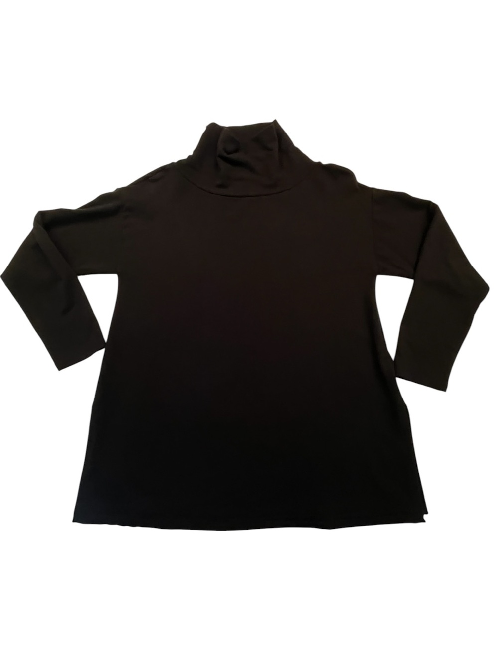 Eileen Fisher Tencel Organic Cotton FYW Mock Neck Top Women’s Size XXS / 00